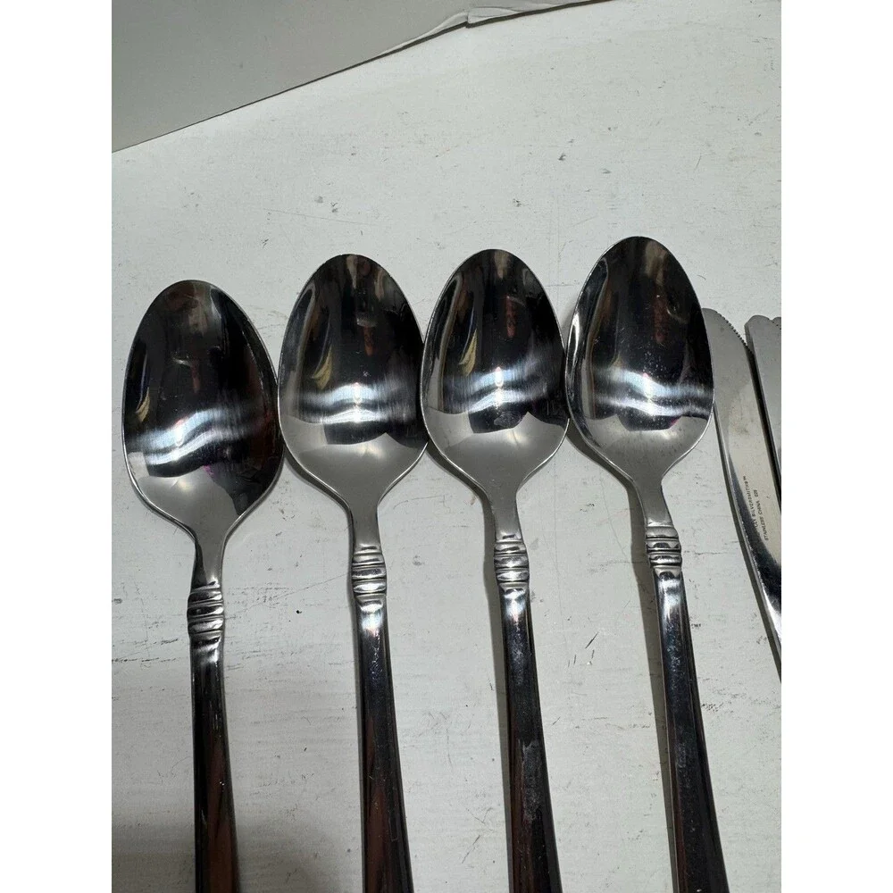 Hampton Silversmiths Stainless Flatware Lot Of 19 And 2 Cambridge